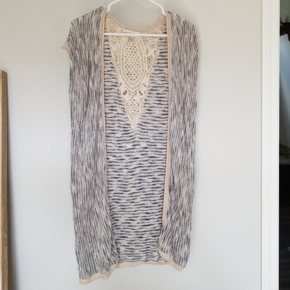 Shirt sleeve cardigan